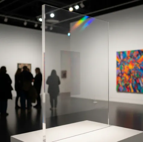 Lamina acrilica transparente